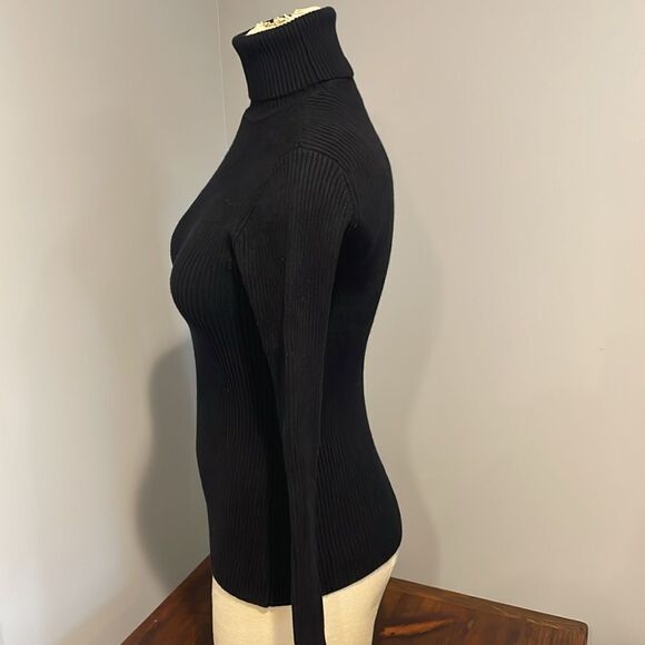 Boston Proper Ribbed Turtleneck Sweater Size XXS - Picture 3 of 10